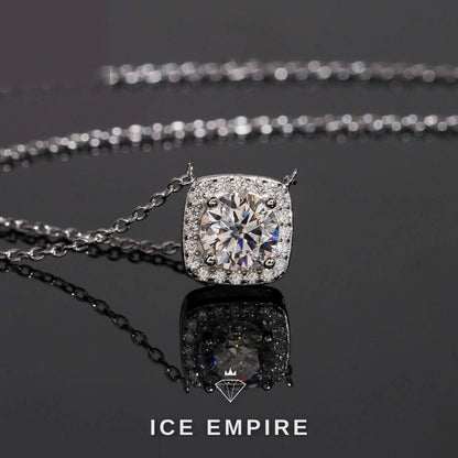 Iced Out 925 Silver Lab Grown Diamond Pendant