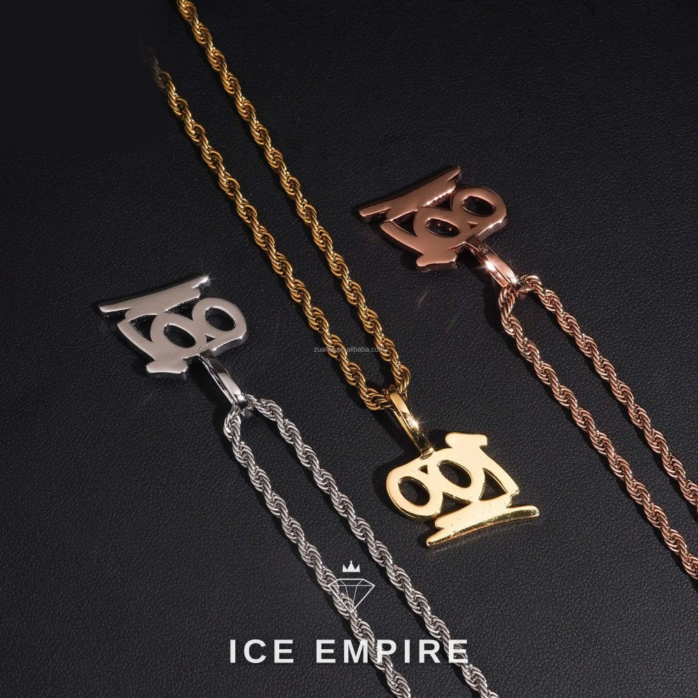 Iced Out Cross 925 Silver Moissanite Pendant