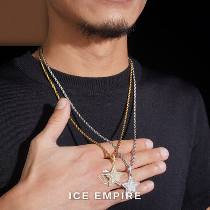 Iced Out 925 Silver Pendant