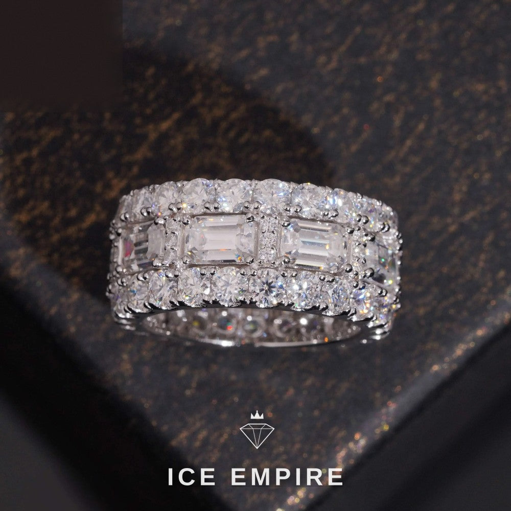 Iced Out 925 Silver Lab Grown Diamond Pendant