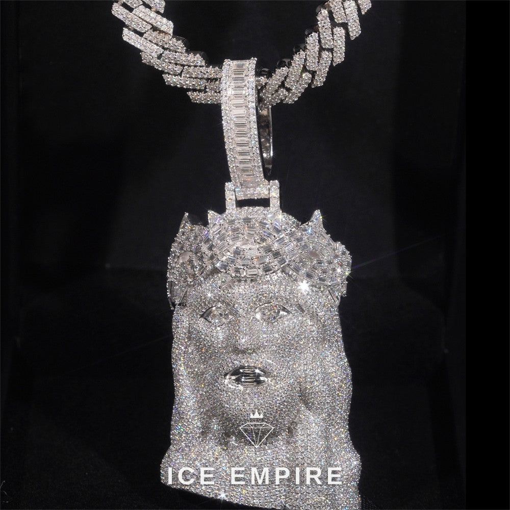 Iced Out Rose Gold Plated Pendant