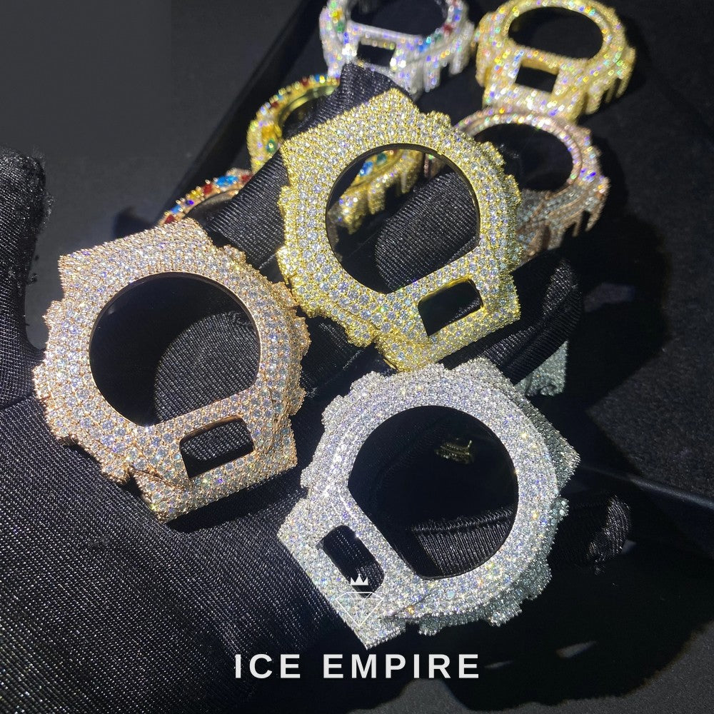 Iced Out 925 Silver Moissanite Watch