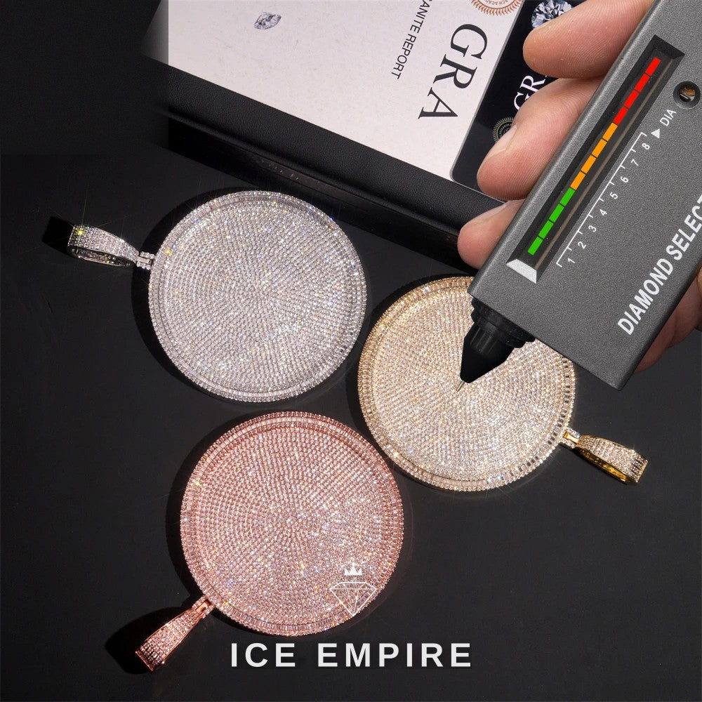 Iced Out Baguette Rose Gold Plated Cuban Chain