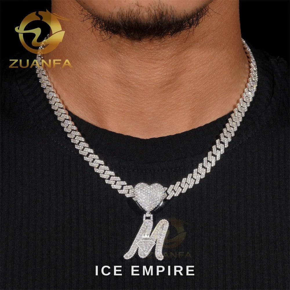 Iced Out Baguette Rose Gold Plated Cuban Chain