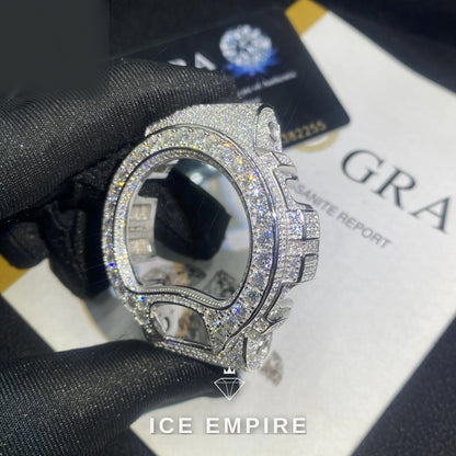 Iced Out 925 Silver Moissanite Watch