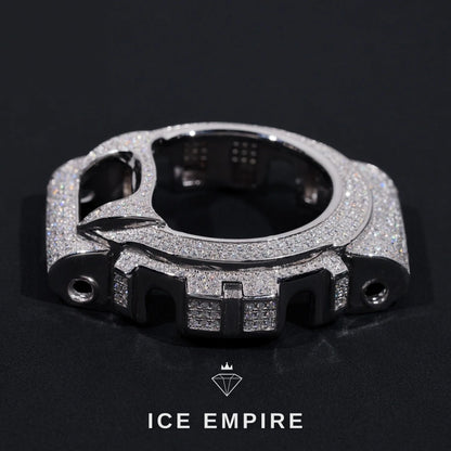 Iced Out 925 Silver Moissanite Watch