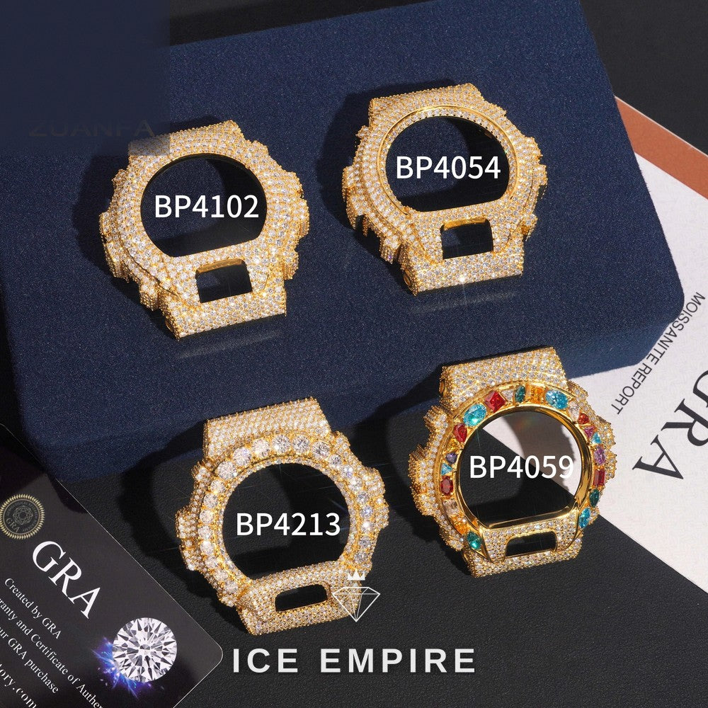 Iced Out 925 Silver Watch