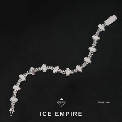 Iced Out Gold Plated Moissanite Cuban Chain