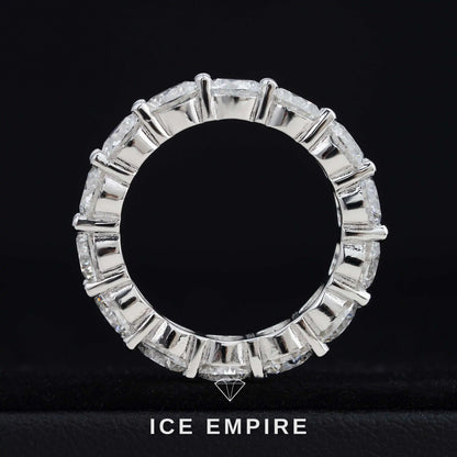Iced Out 925 Silver Lab Grown Diamond Ring