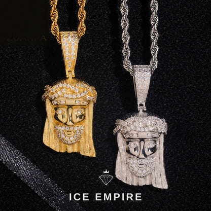 Iced Out 925 Silver Pendant