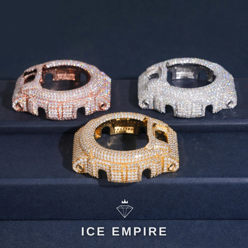 Iced Out 925 Silver Watch