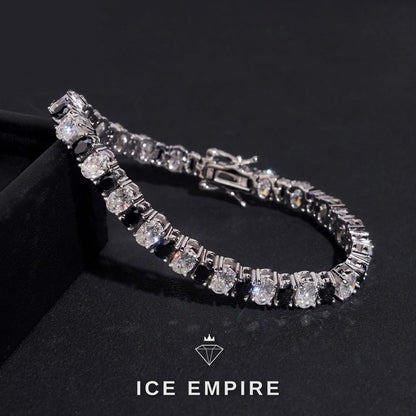 Iced Out 925 Silver Moissanite Tennis Chain