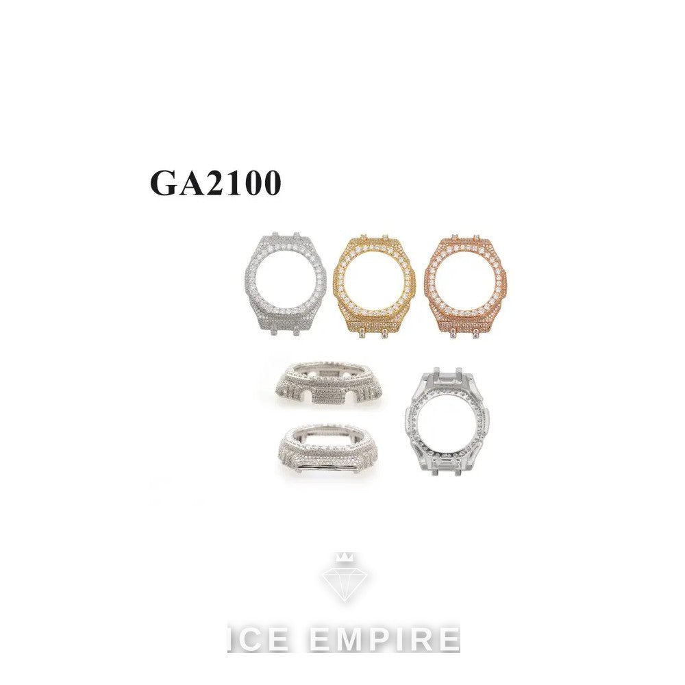 Iced Out 925 Silver Moissanite Watch