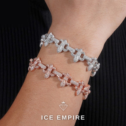 Iced Out 925 Silver Moissanite Cuban Chain
