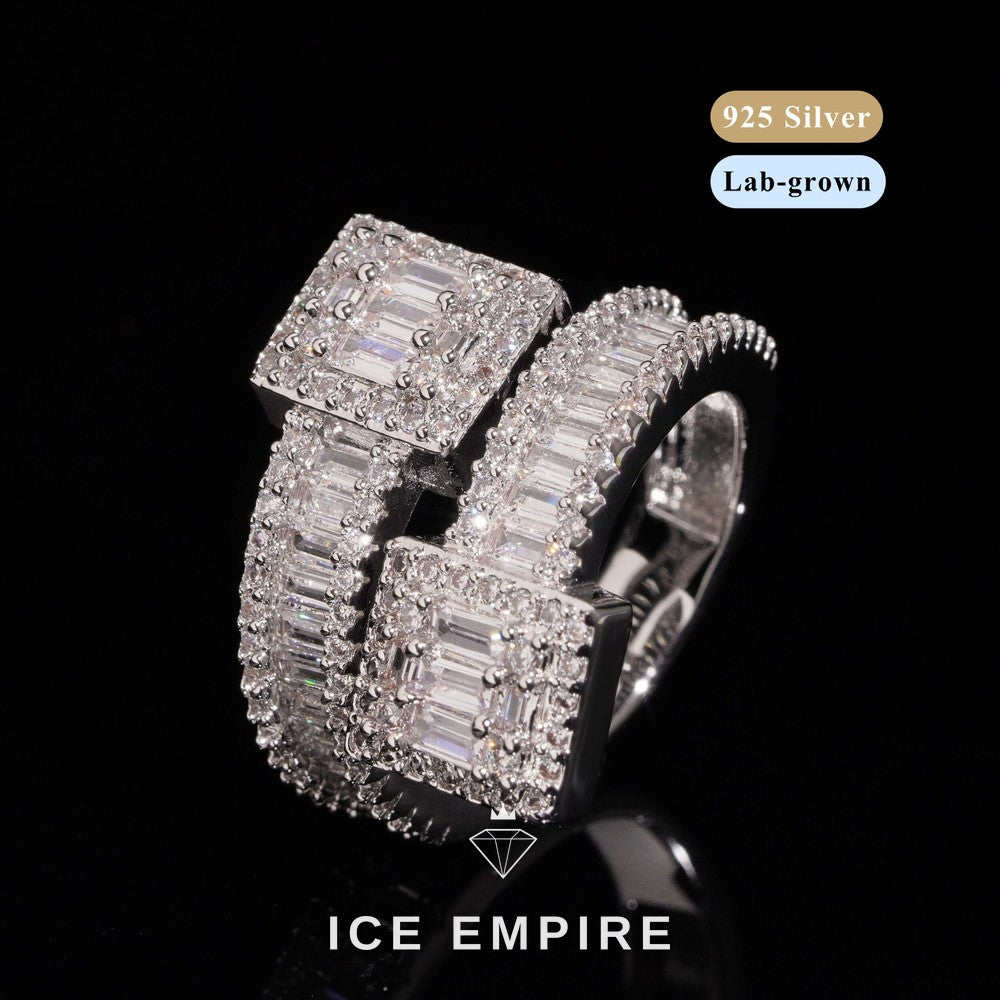 Iced Out 925 Silver Lab Grown Diamond Pendant