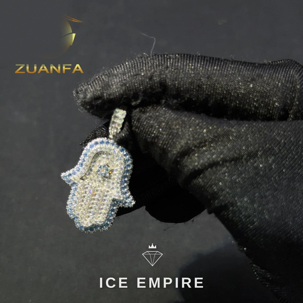 Iced Out Rose Gold Plated Pendant