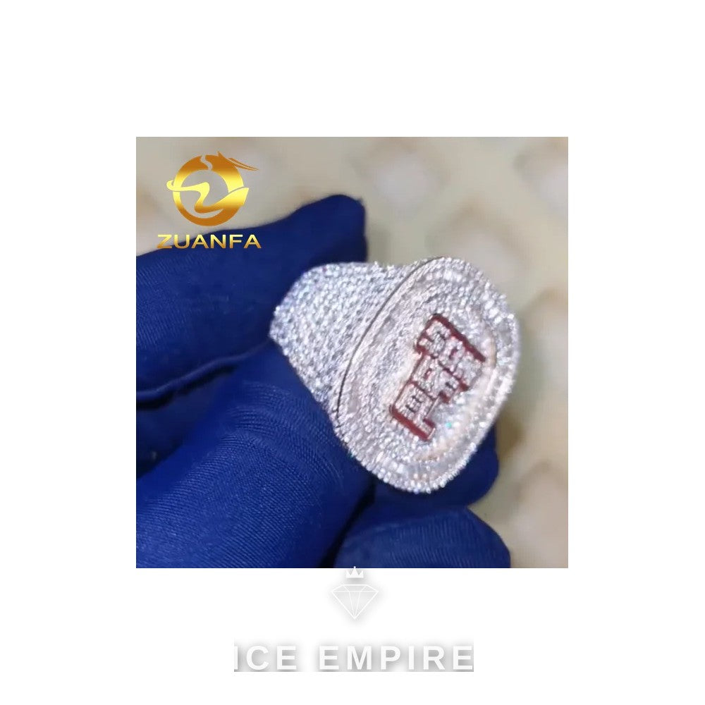 Iced Out 925 Silver Moissanite Cuban Chain