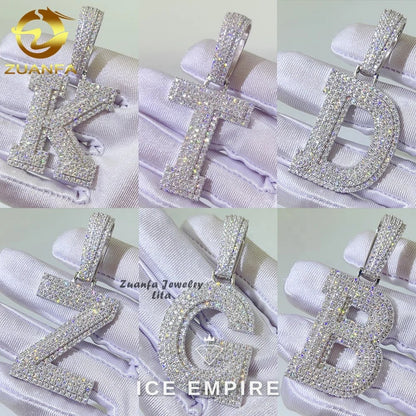 Iced Out 925 Silver Pendant
