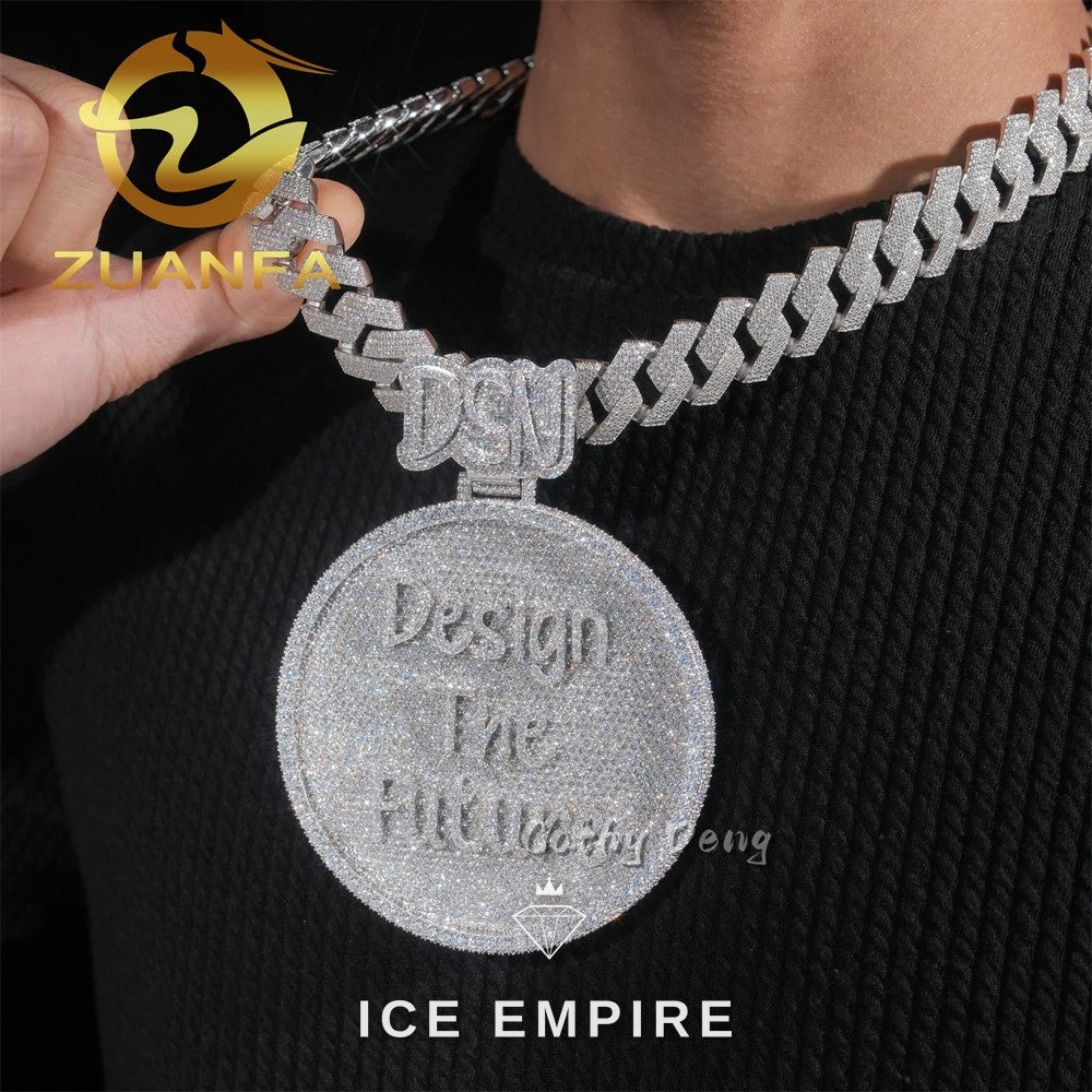 Iced Out Baguette Rose Gold Plated Cuban Chain