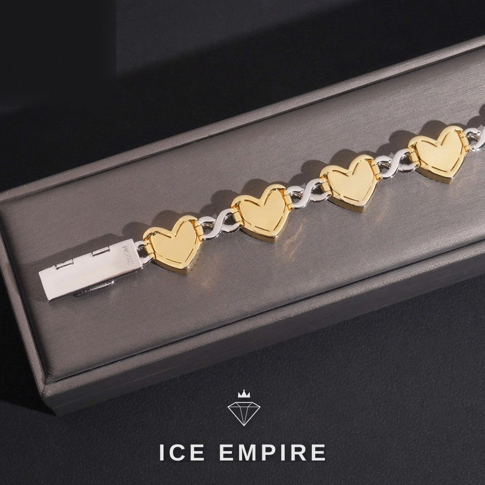 Iced Out 925 Silver Moissanite Cuban Chain