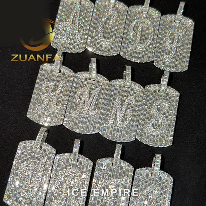 Iced Out Rose Gold Plated Moissanite Cuban Chain