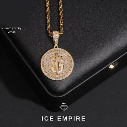 Iced Out 925 Silver Moissanite Pendant