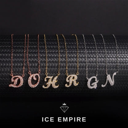 Iced Out Rose Gold Plated Moissanite Cuban Chain