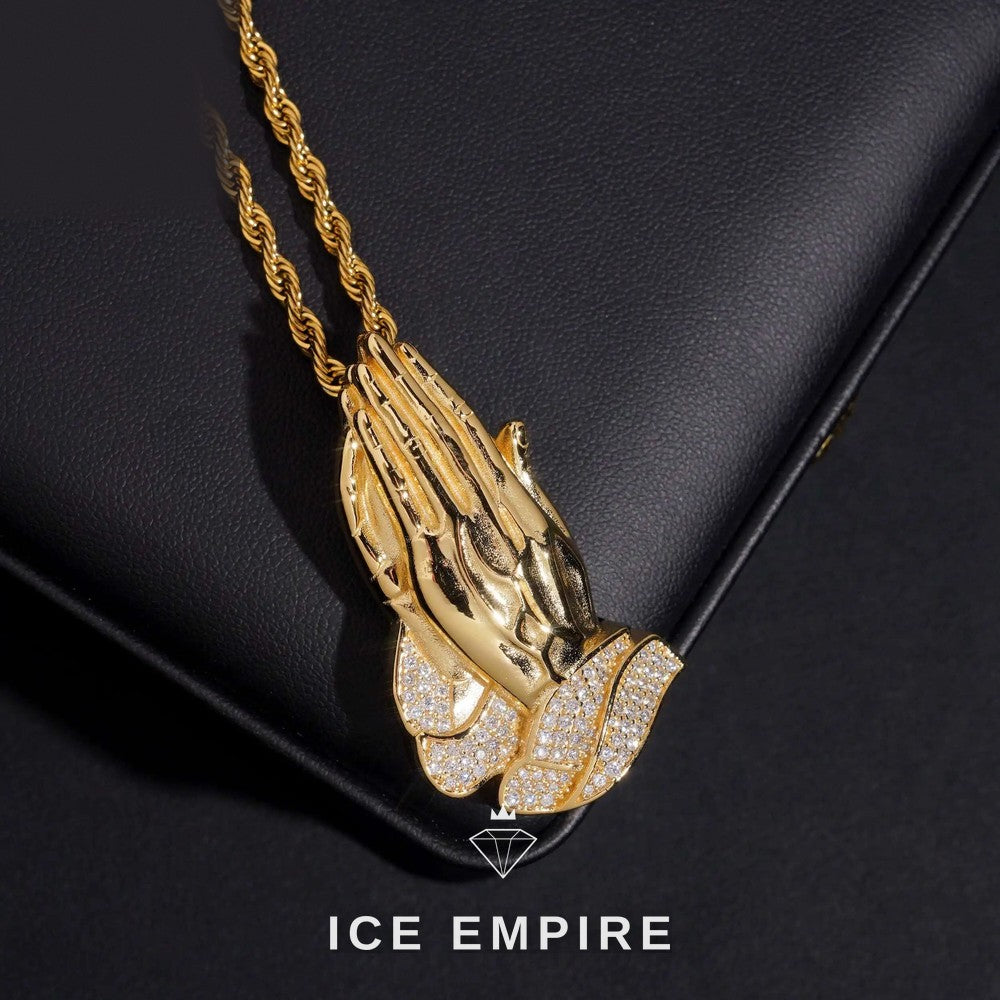 Iced Out 925 Silver Moissanite Pendant