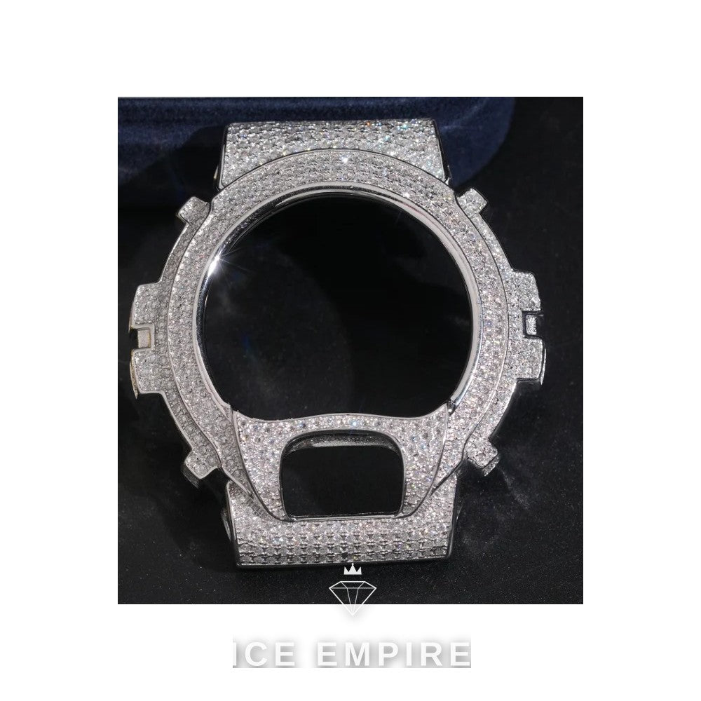 Iced Out 925 Silver Moissanite Watch