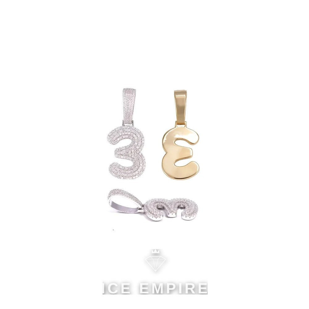 Iced Out 925 Silver Moissanite Pendant
