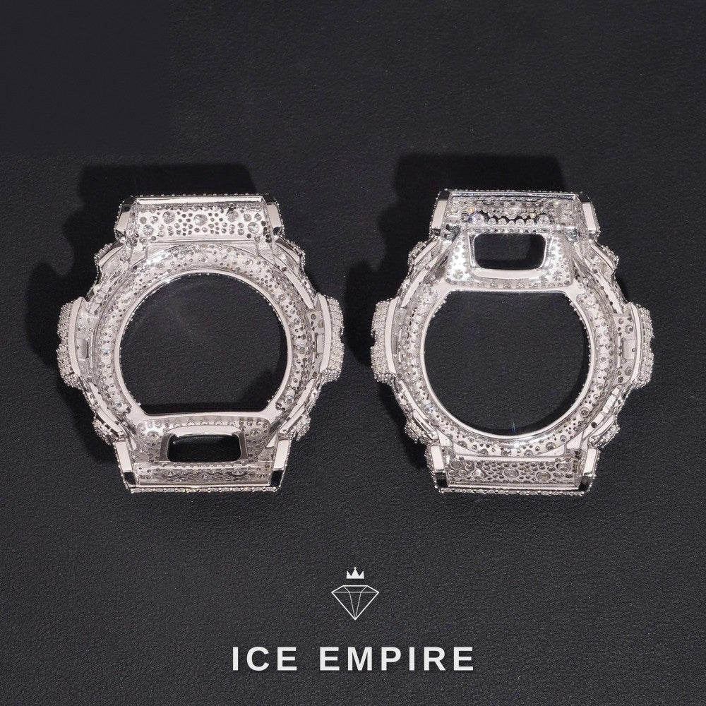 Iced Out Gold Plated Moissanite Watch