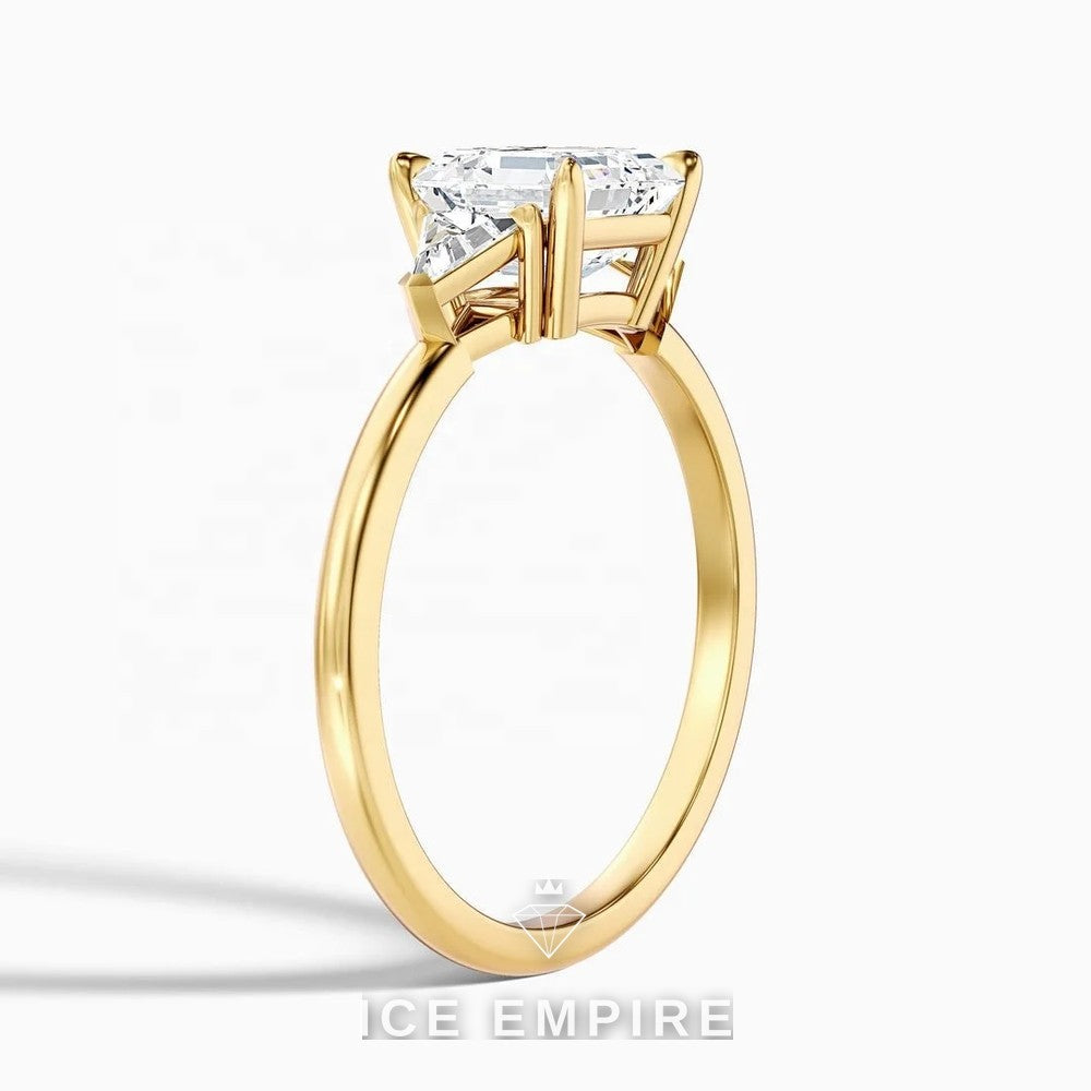 Iced Out Gold Plated Lab Grown Diamond Pendant