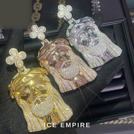 Iced Out 925 Silver Pendant