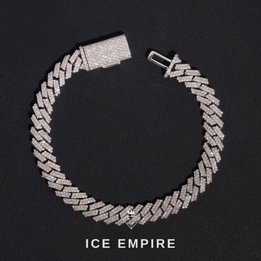 Iced Out Gold Plated Moissanite Cuban Chain
