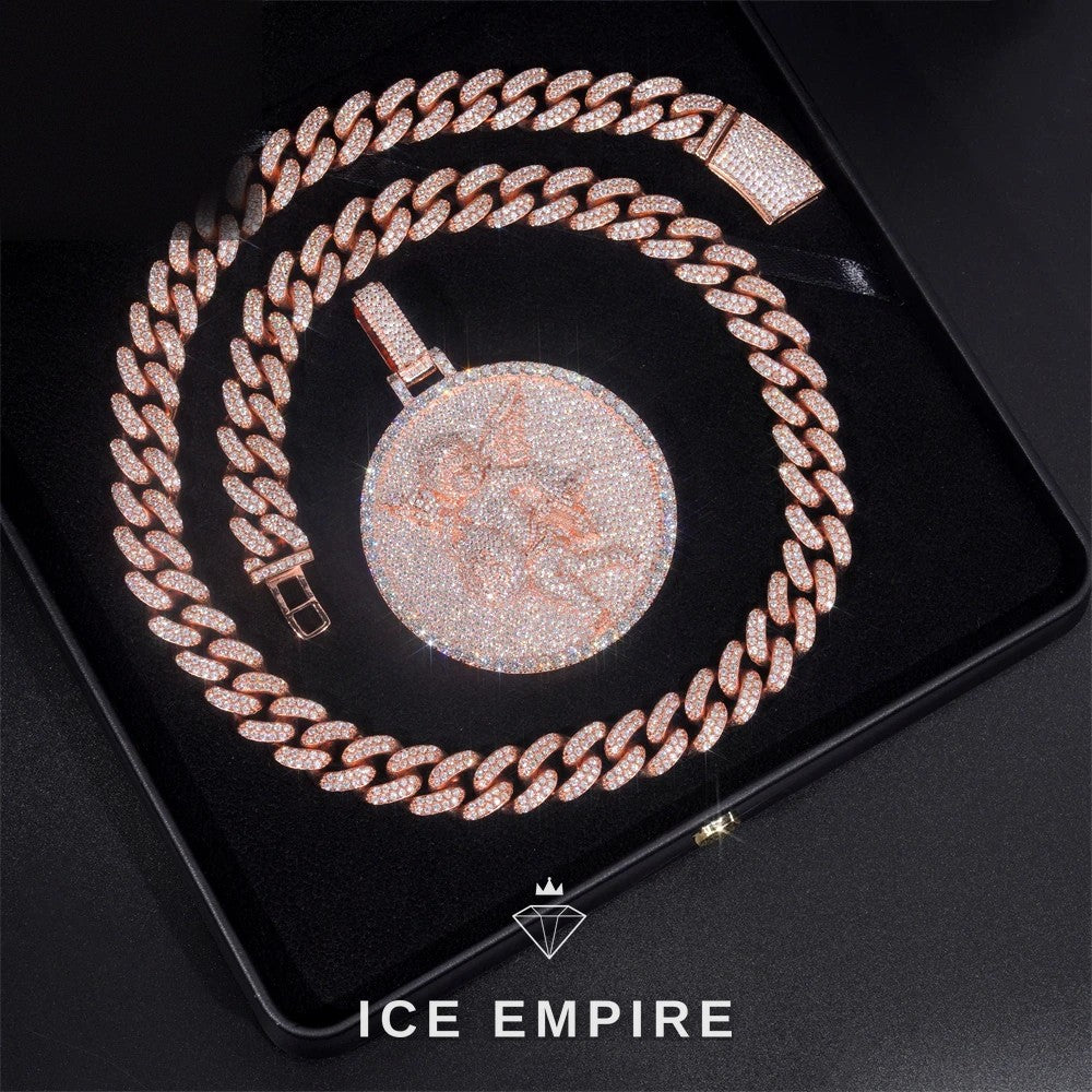 Iced Out Gold Plated Pendant