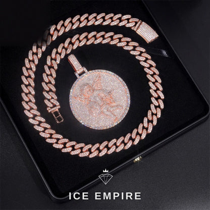 Iced Out Gold Plated Pendant