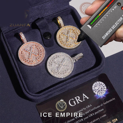 Iced Out 925 Silver Pendant