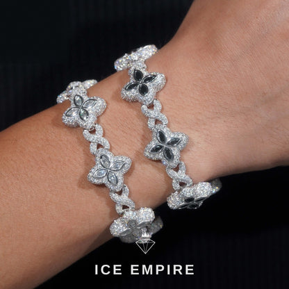 Iced Out Rose Gold Plated Moissanite Cuban Chain