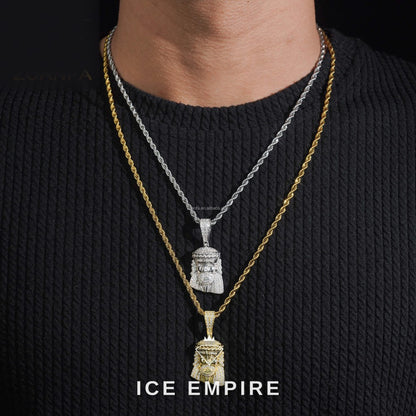 Iced Out 925 Silver Pendant