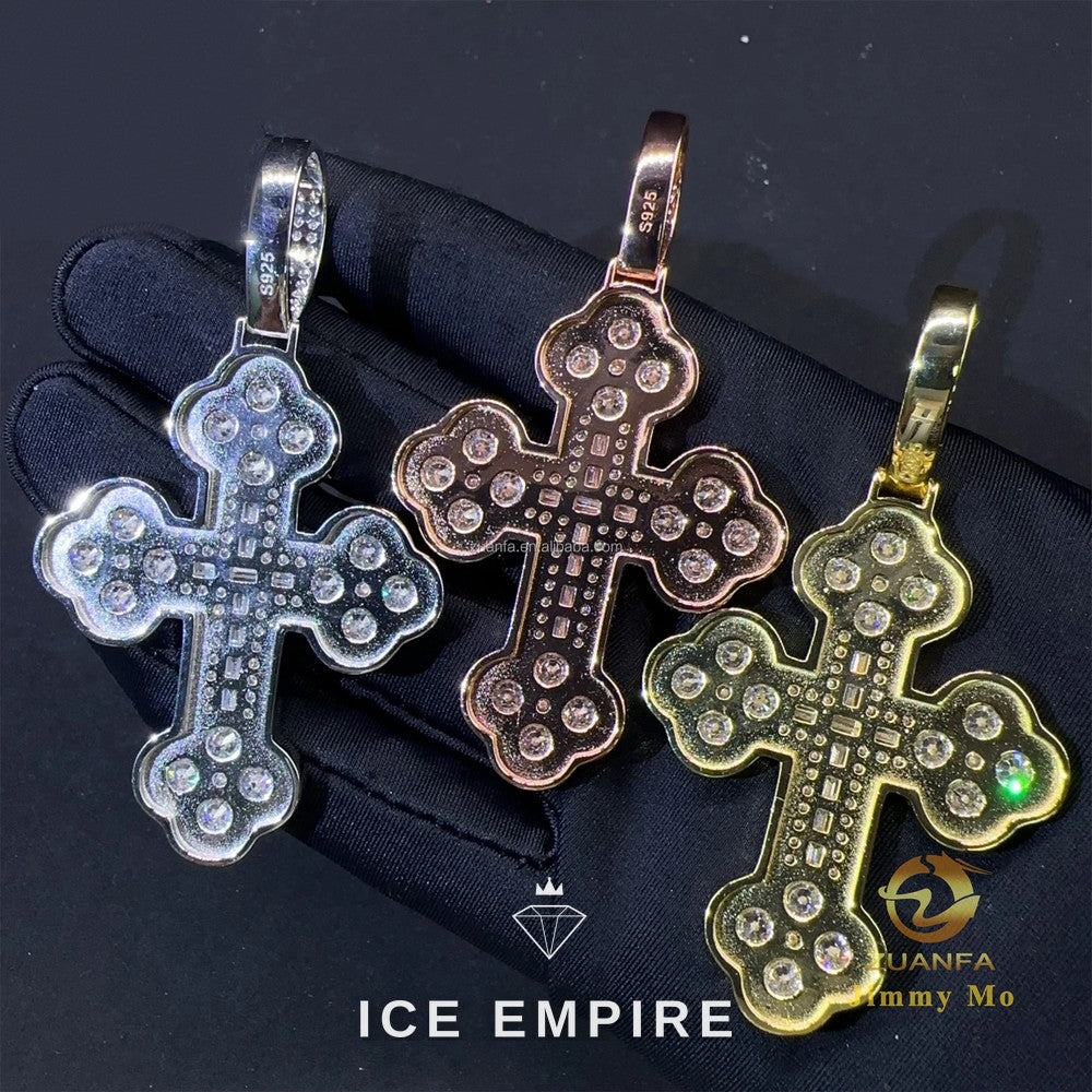 Iced Out Baguette 925 Silver Tennis Chain