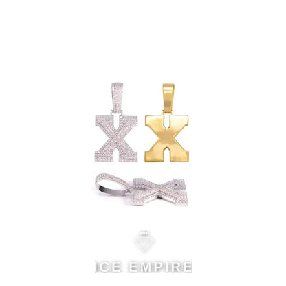 Iced Out 925 Silver Moissanite Pendant
