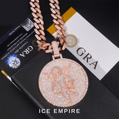 Iced Out Gold Plated Pendant