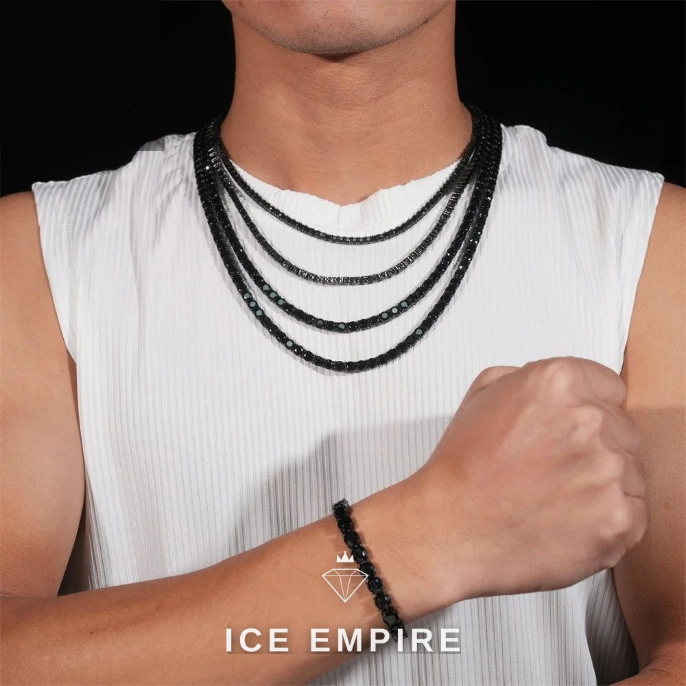 Iced Out Gold Plated Moissanite Cuban Chain