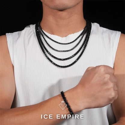 Iced Out Gold Plated Moissanite Cuban Chain