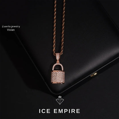 Iced Out 925 Silver Moissanite Pendant