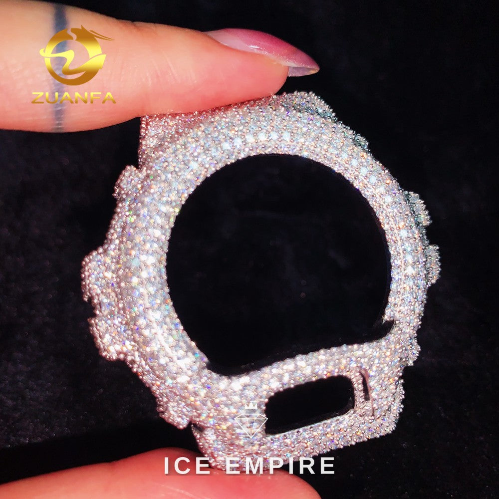 Iced Out 925 Silver Watch