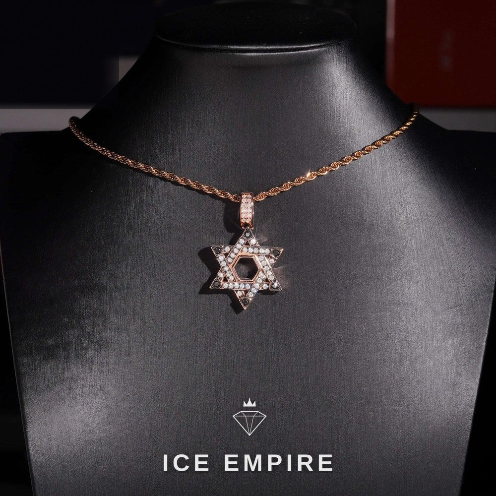 Iced Out Baguette 925 Silver Moissanite Pendant