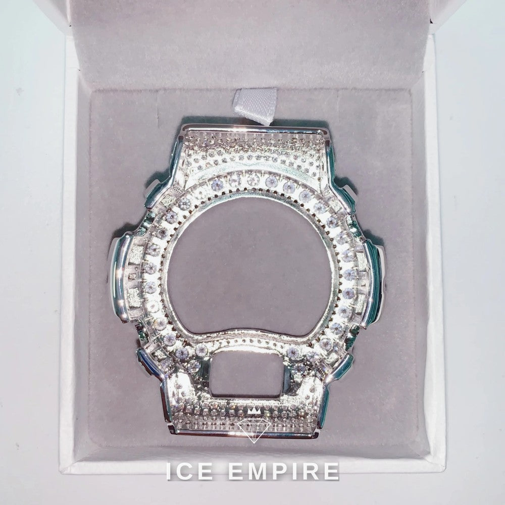 Iced Out 925 Silver Moissanite Watch