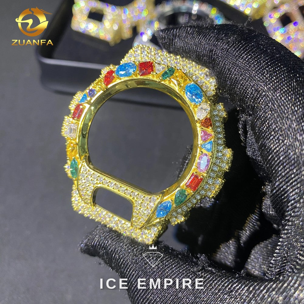 Iced Out 925 Silver Moissanite Watch