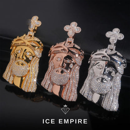 Iced Out 925 Silver Pendant